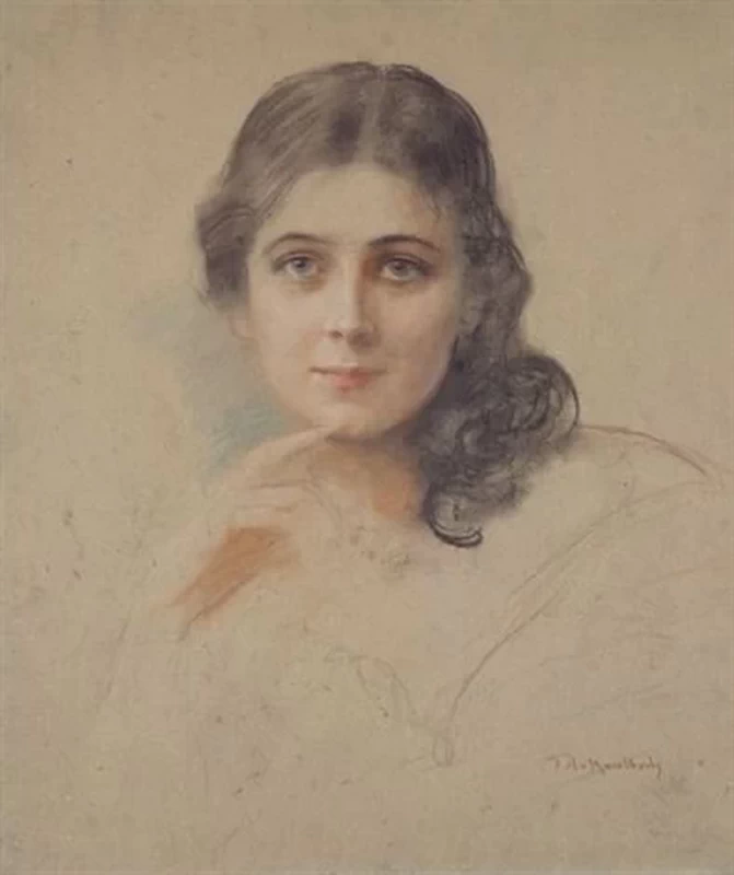 Ritratto della figlia Mathilde von Kaulbach